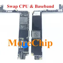 Для iPhone 7 Plus, плата с ЧПУ, процессор, сменная Базовая дрель, материнская плата для Intel версии, удаляет процессор для iCloud, разблокировка, материнская плата 32 Гб