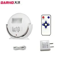 Darho записываемый беспроводной инфракрасный дверной звонок датчик движения диктофон плеер для входа в дверь приветствие Добро пожаловать