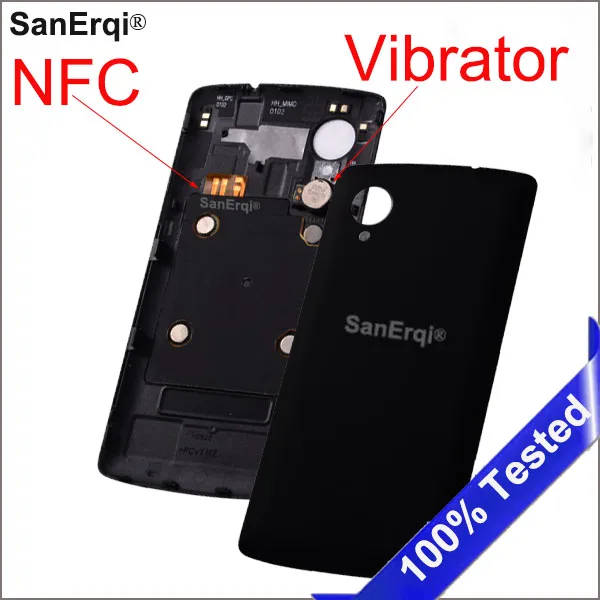 

For LG Google Nexus 5 D820 D821 Battery Cover Rear Housing Back Case With NFC Antenna Buzzer Vibrator Plastic SanErqi