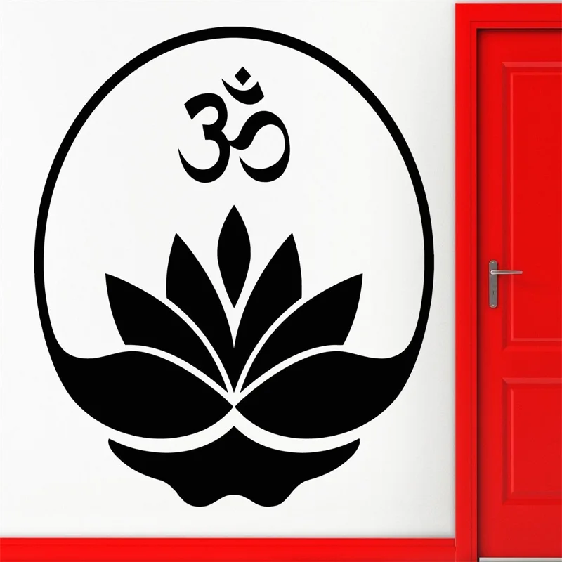 Wall Stickers Vinyl Decal Buddha Buddhism Yoga Om Zen Meditation Decor