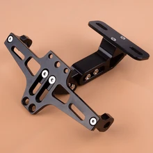 Beler держатель номерного знака Кронштейн черный алюминиевый светодиодный фонарь подходит для универсального