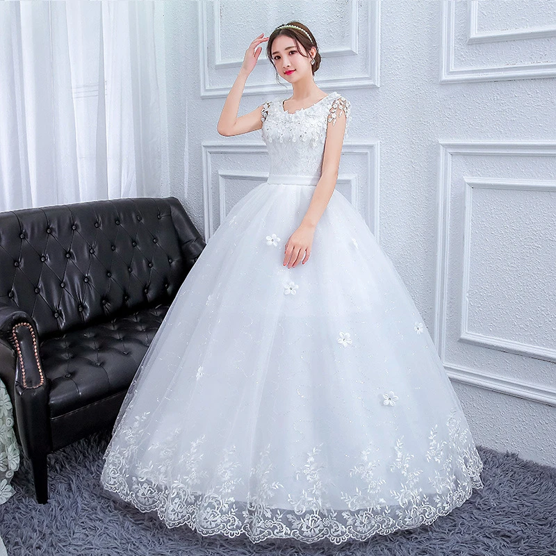 simple wedding gown for pregnant