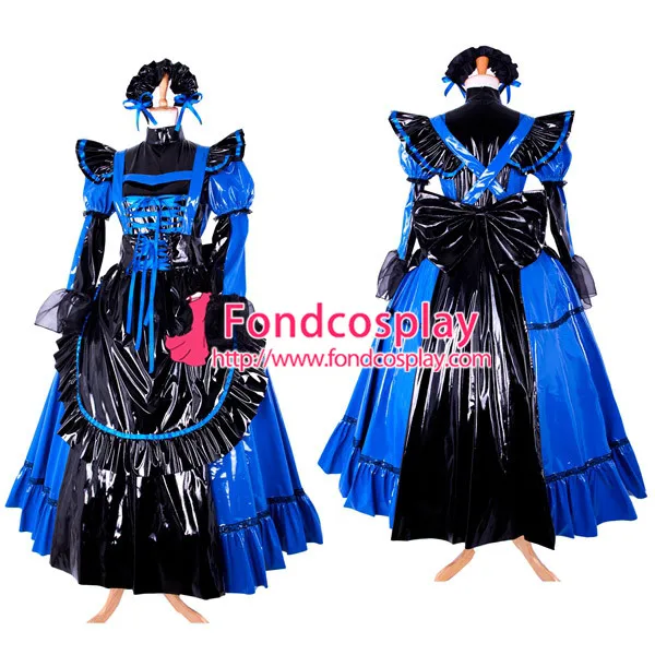 

Sissy Maid Dress Lockable Pvc Uniform Cosplay Costume Tailor-made[CK791]