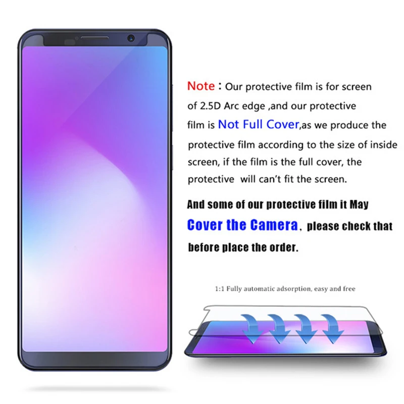 Ulefone Note 7 закаленная Защитная стеклянная пленка для экрана анти-осколочная пленка Замена мобильных аксессуаров для телефона Ulefone Note 7