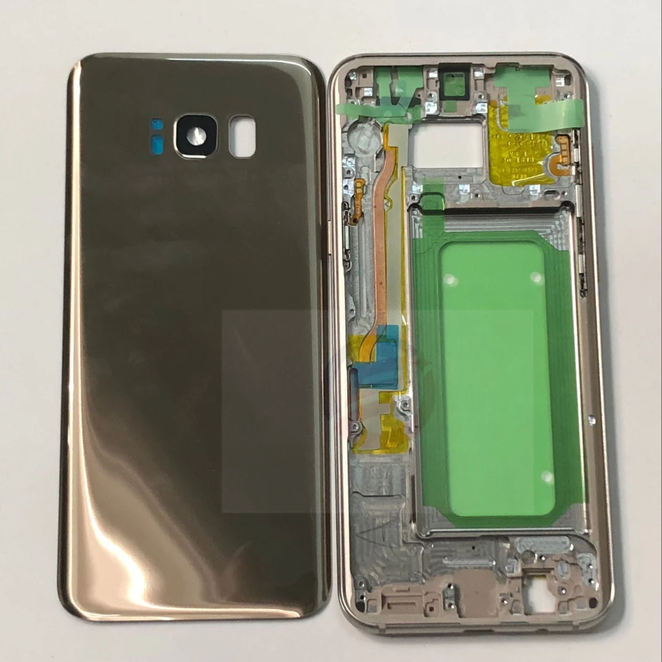 S8+ чехол с полным корпусом задняя крышка+ средняя рамка для samsung Galaxy S8 Plus G955 G955F полные части