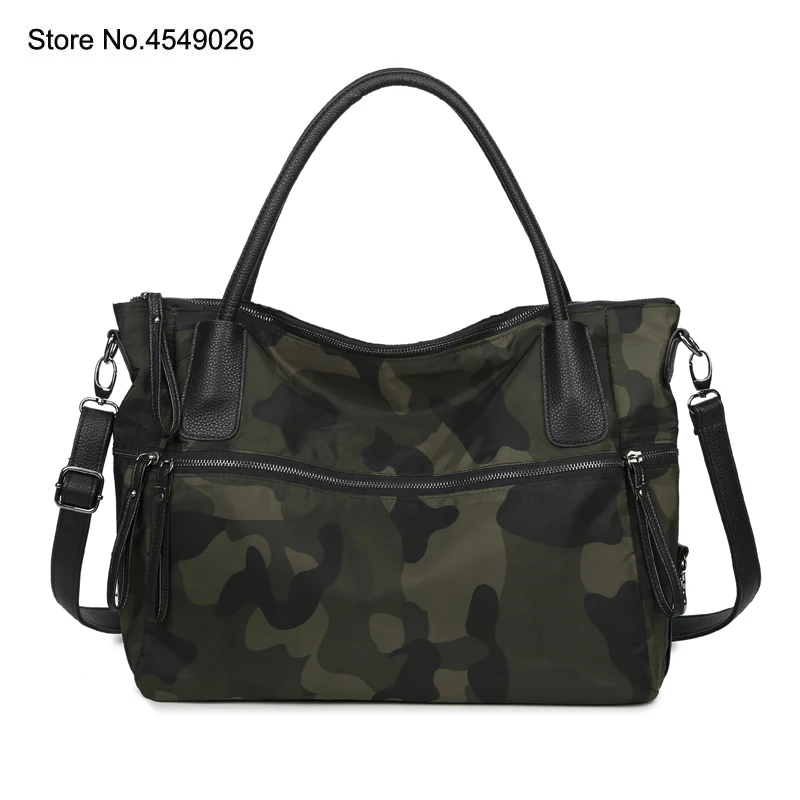 

Fashion Men Women Handbags Bag Large Capacity Ladies Shoulder Bag Sac a Main Femme Totes Bags Camouflage Bolsos Mujer FI