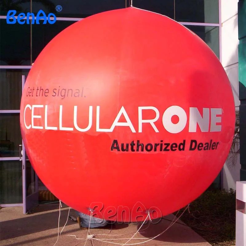 

AO030 0.18mm Thickness 2M PVC Advertising Inflatable Big Helium Balloon/sky balloon with Your Coloful Logo