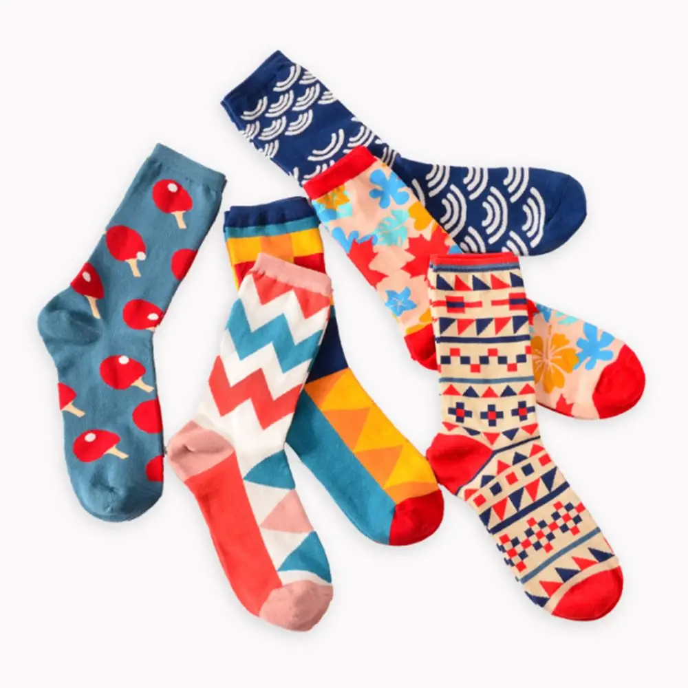 Новинка, повседневные хлопковые носки, разноцветные модные мужские носки, женские носки, лидер продаж 2018, для мужчин, подарки