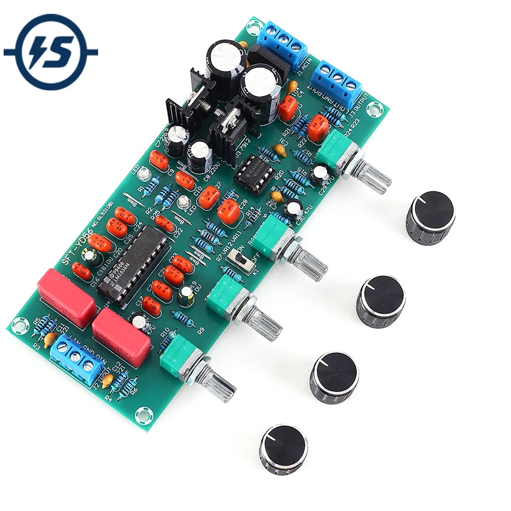 LM1036 NE5532 стерео Preamp усилитель тон плата аудио доска | Электронные компоненты и