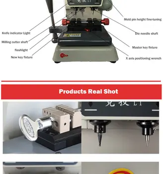 

vertical milling Key Cutting Machine Jingji L1 key cutting machine