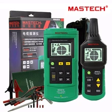 Mastech MS6818 портативный Professional провода кабель Tracker Металл локатор для нахождения подземных труб детектор тестер Линии Трекер Voltage12 ~ 400 В