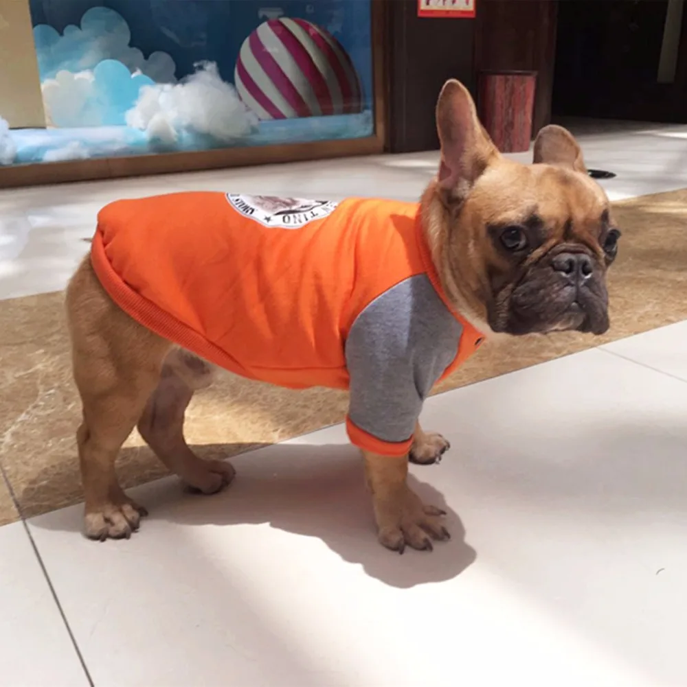 

Dog Sweater Coat Soft Cotton Warm Jacket Sweatshirts Pet Clothes Apparel For French Bulldog Pitbulls Bull Terrier Drop Shipping