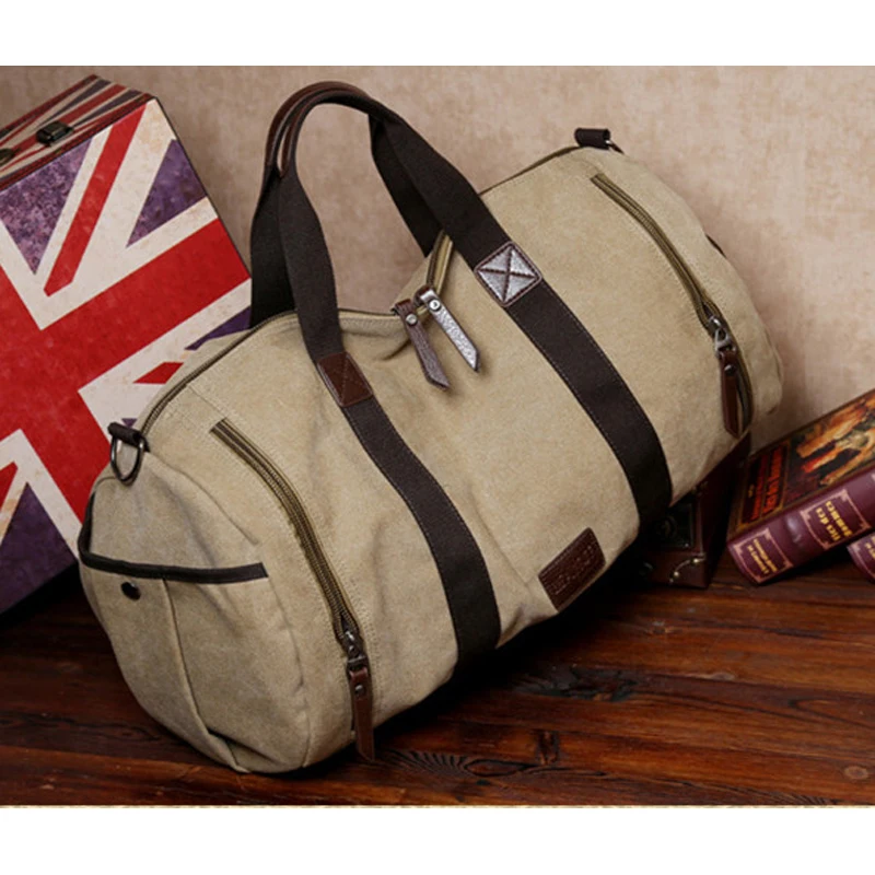 Винтажная мужская дорожная сумка Crazy Horse из натуральной кожи, большая сумка для багажа, мужская сумка для путешествий, большая сумка для путешествий