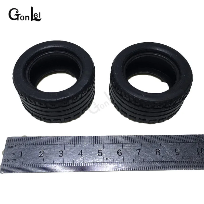 4Pcs/lot Technic Parts Tires Wheel Hub Accessories Military City Compatible With 44309+56145 Bricks Building Block Parts For Car image 6
