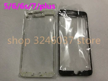 

100PCS A+ for iPhone 8 7 6 6s plus Middle Bezel Frame Bracket with liquid glue for iPhone 4 5 5s Chassis Chrome With Hot Glue