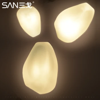 

Stone ceiling light ofhead mirror american style glass led lamp,high quality 16-20W led ceiling light