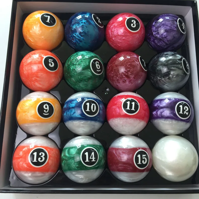 xmlivet 2017 New Dream Design Billiard Balls 57.2mm Resin Pool complete