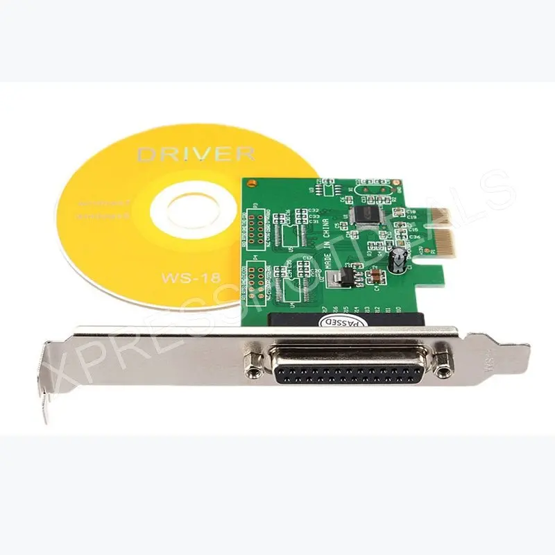 Параллельный порт DB25 принтер LPT PCI E экспресс карта конвертер адаптер