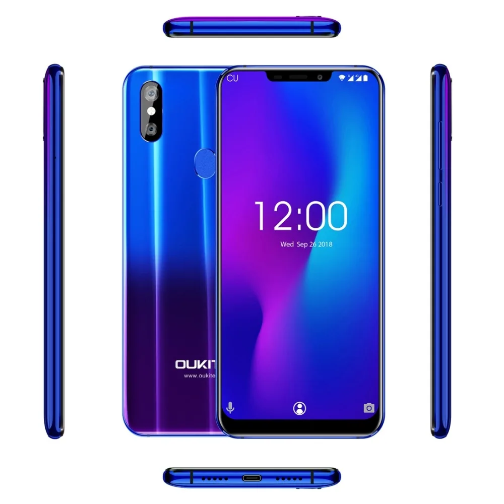 OUKITEL U23 смартфон с восьмиядерным процессором MTK6763T ОЗУ 6 ГБ ПЗУ 64 Android 8 1