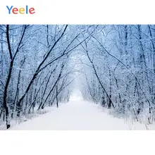 Yeele Winter Snow Frozen Scenery Princess Wedding Personalized Photographic Backdrops Photography Backgrounds For Photo Studio kate winter backdrops photography ice snow tree scenery photo shoot white forest world backdrops for photo studio