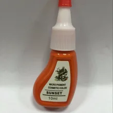 2 шт поставка татуировки заката бровей губ пигмент для перманентного макияжа Пигмент татуировки пигмент