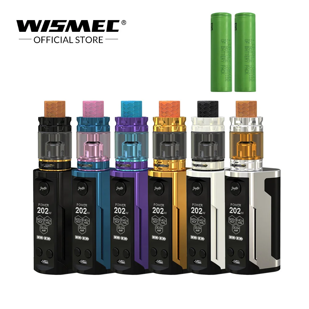 [Official Store]Original Wismec Reuleaux RX GEN3 Dual kit with GNOME King Tank 5.8ml With 18650 Battery Electronic cigarette kit