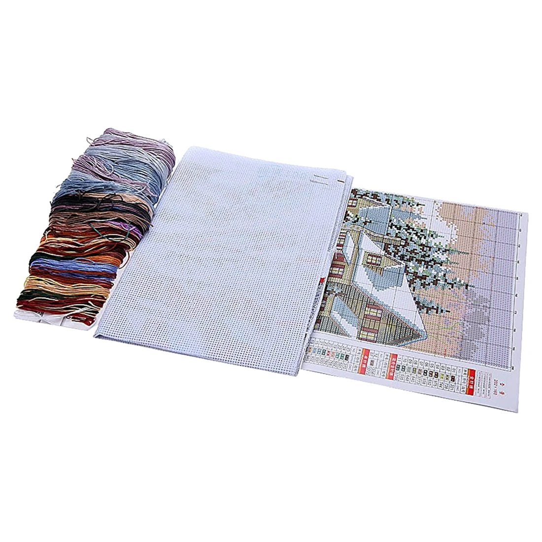 

Winter snow cross stitch Landscape painting cross stitch