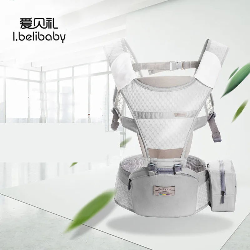 

Ibelibaby Baby Carriers 3-in-1 Ergonomic Baby Carrier Portable Infant Baby Carrier Kangaroo Configure Large Capacity Bags