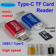 PCTONIC USB3.1 type-C TF OTG адаптер micro SD TF высокоскоростная microSD карта для macbook type C мобильного телефона