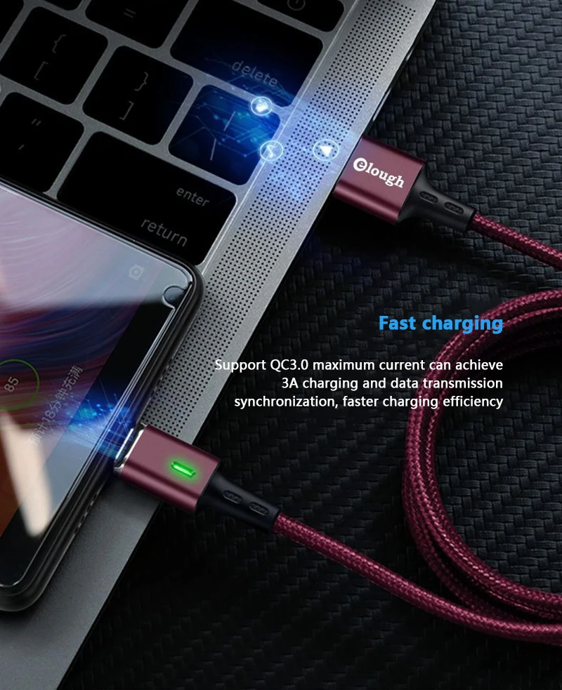 1 м 3 А USB Магнитный зарядный кабель для iPhone usb type c Micro USB 3 в 1 Магнитный зарядный кабель для iPhone X XR 8 7 6