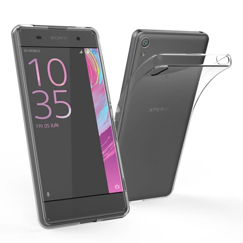 Ultra Thin Transparent Clear Soft TPU Silicone Crystal Phone Case Cover For Sony Xperia X Performance Compact XA XZ Bags |