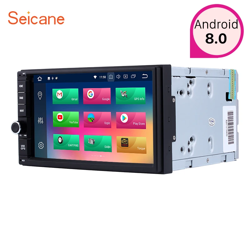 

Seicane Android 8.0 2Din 7inch GPS Universal Car Radio Stereo Multimedia Player For Toyota TOYOTA Kia sedona TIIDA RAV4 rio