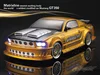 Mustang-coque pour PC GT350, 1/10 1:10 RC, largeur de 200mm, transparente, dérive, non peinte, RC hsp hpi trax Tamiya ► Photo 1/3
