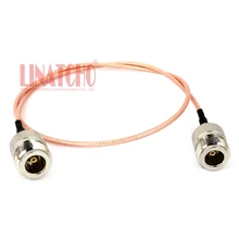 1ft RG316 коричневый Тефлон Коаксиальный кабель N женщиной, N женского антенны помощью соединительного кабеля