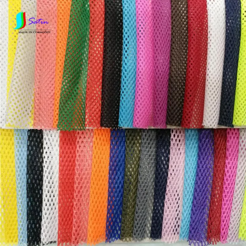 

Colorful DIY Shoe/Windbreaker/Hat/Clothes Sewing Decoration Material Thin Breathable Single Layer Net Mesh Fabric S0169L