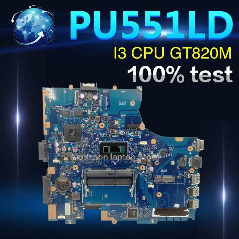 Материнская плата для ноутбука Amazoon PU551LD For Asus P551L PU551LA PRO551L протестированная