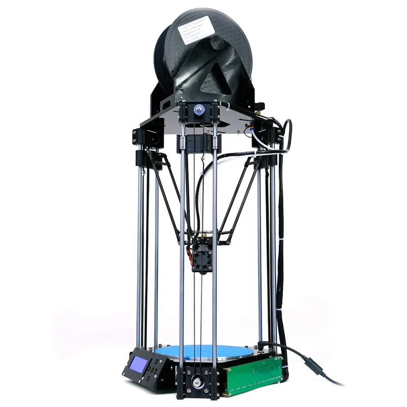 Auto leveling 3D Printer Rostock Mini Pro Delta RepRap Kossel Replicator Machine Full DIY kit PLA ABS cheap imprimante