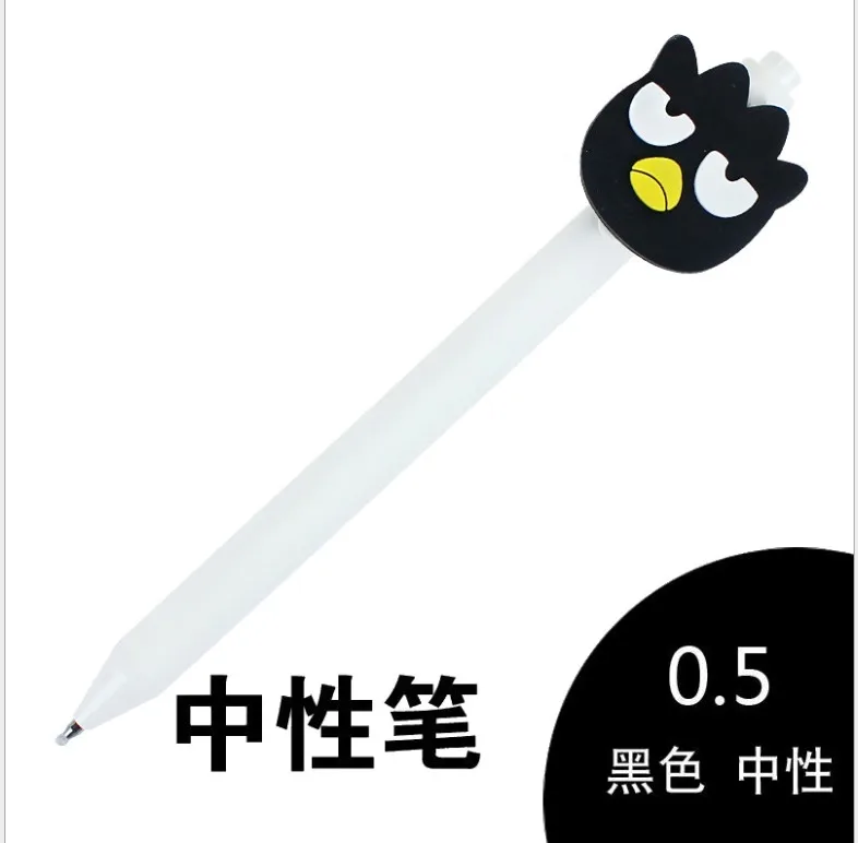 ELMO doraemon PEKO-chan конфетный цвет, матовый 0,5 мм черная гелиевая ручка для обучения канцтовары шариковая ручка для детей - Цвет: 2