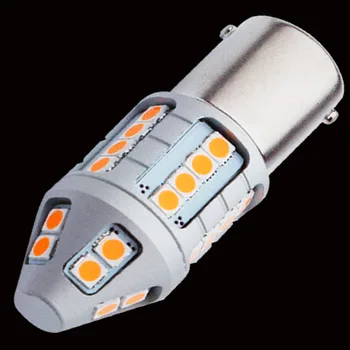 

2X 1156PY 7507 PY21W BAU15S Super Bright 1800LM 3030 LED Car Rear Direction Indicator Light Auto Front Turn Signals Amber Yellow