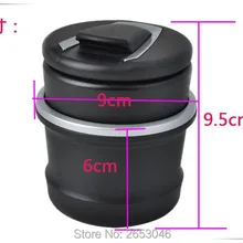 Интерьер автомобиля пепельница для сигарет Специальная Коробка для хранения+ синий светодиодный пульт дистанционного управления для BMW 1 3 5 7 серия X1 X3 X5 X6 E70 E90 F30 F10 F01 аксессуары