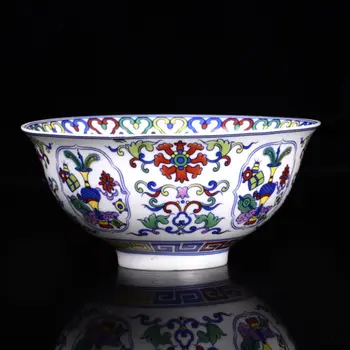 

Exquisite Chinese Porcelain bowl of hand-painted Beautiful Flower Branches and Leaves with Qianlong Mark