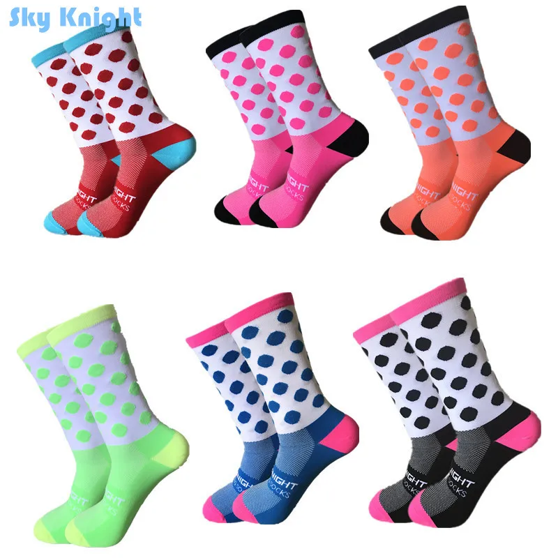 

SKY KNIGHT Cycling Socks Men and women Calcetines Ciclismo Running Hombre Skateboard Football Leggings Basketball Sport Meias