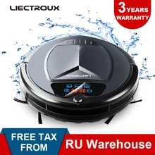 Ship from Russia LIECTROUX B3000PLUS Robot Vacuum Cleaner Water Tank Virtual Blocker Self Charge TouchScreen