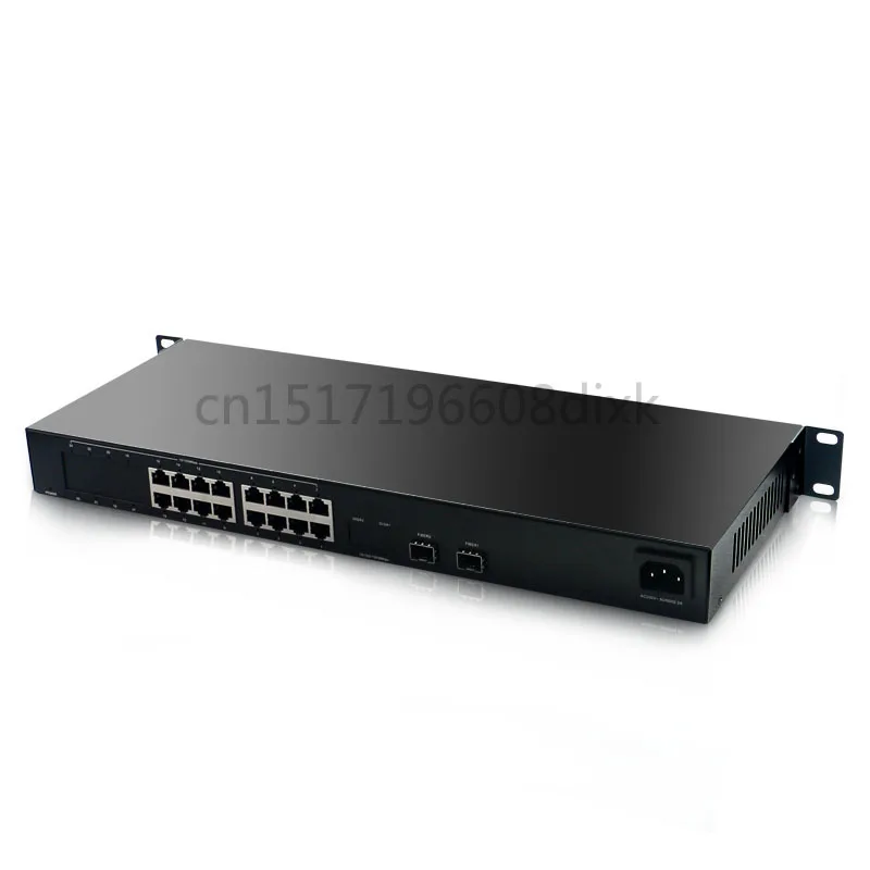 Ethernet коммутатор 16 портовый 10/100 Мбит/с и 2 порта gigabit sfp сетевой коммутатор 16 портовый RJ45 переключатель
