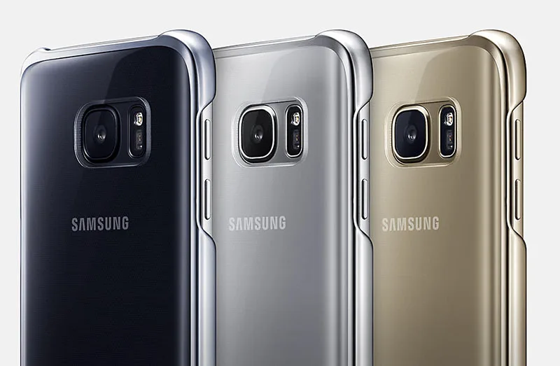 Чехол для samsung Galaxy S7 S7 edge, прозрачный чехол на заднюю панель, Жесткий ПК, ударопрочный, 360, милый роскошный полный защитный чехол, черный, золотой, синий