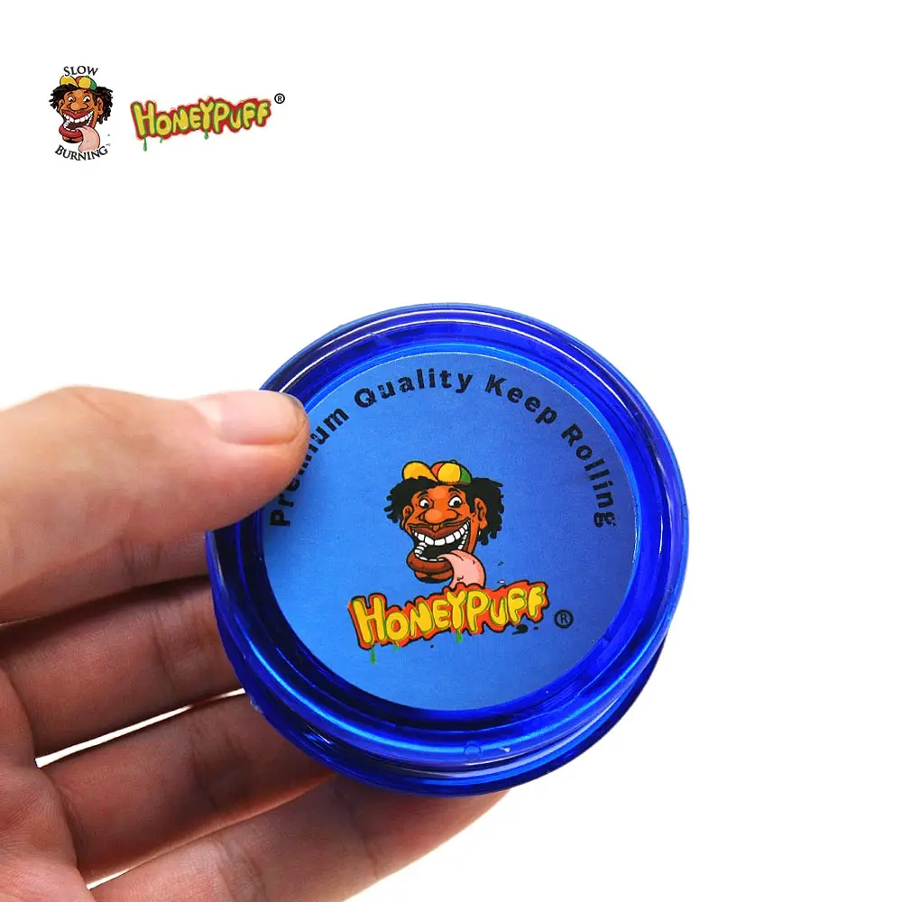 HoneyPuff Магнитная пластиковая травяная шлифовальная машина 60 мм 3 слойная дробилка
