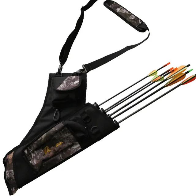 Camo Bow Bag Archery Arrow Quiver Traditional Archery Supplies Pouch