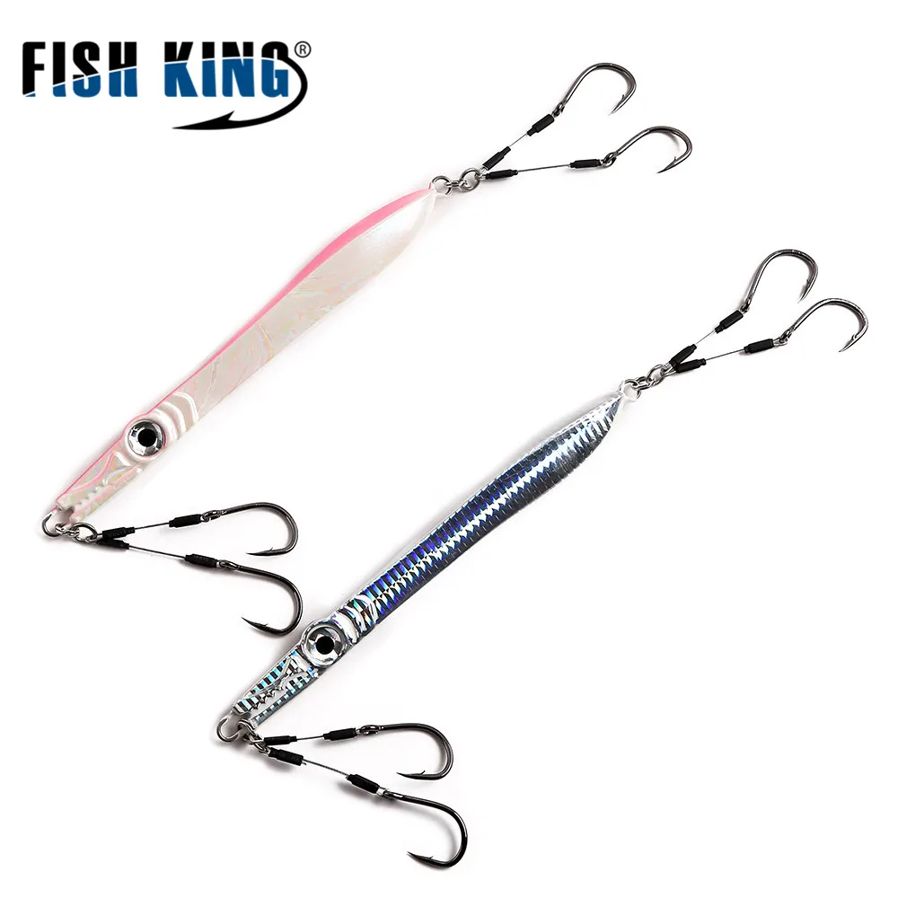 FTK Metal Jigging Spoon 250g 17cm 3D Eyes Artificial Bait sea Fishing