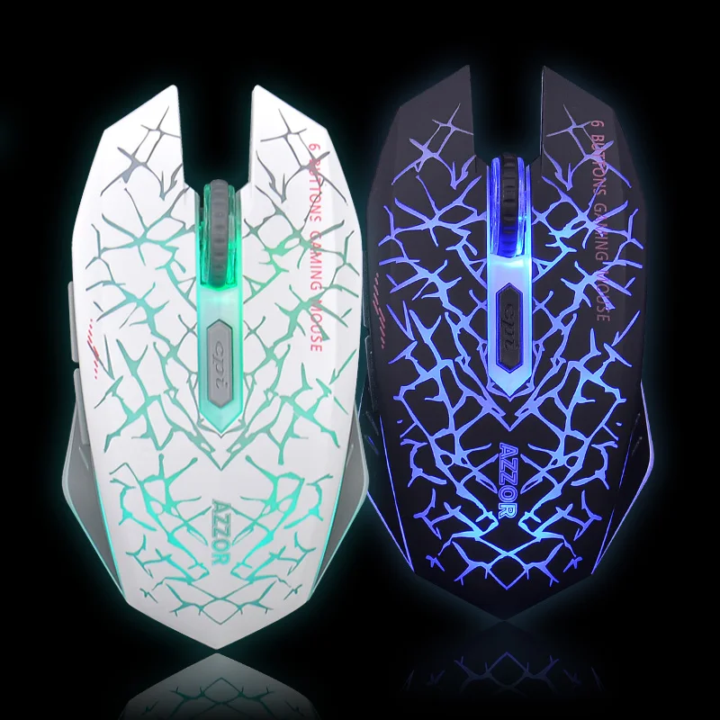 Rechargeable Wireless Mouse 2400DPI 2.4G Gaming Mouse Mice Laser Mouse Silence