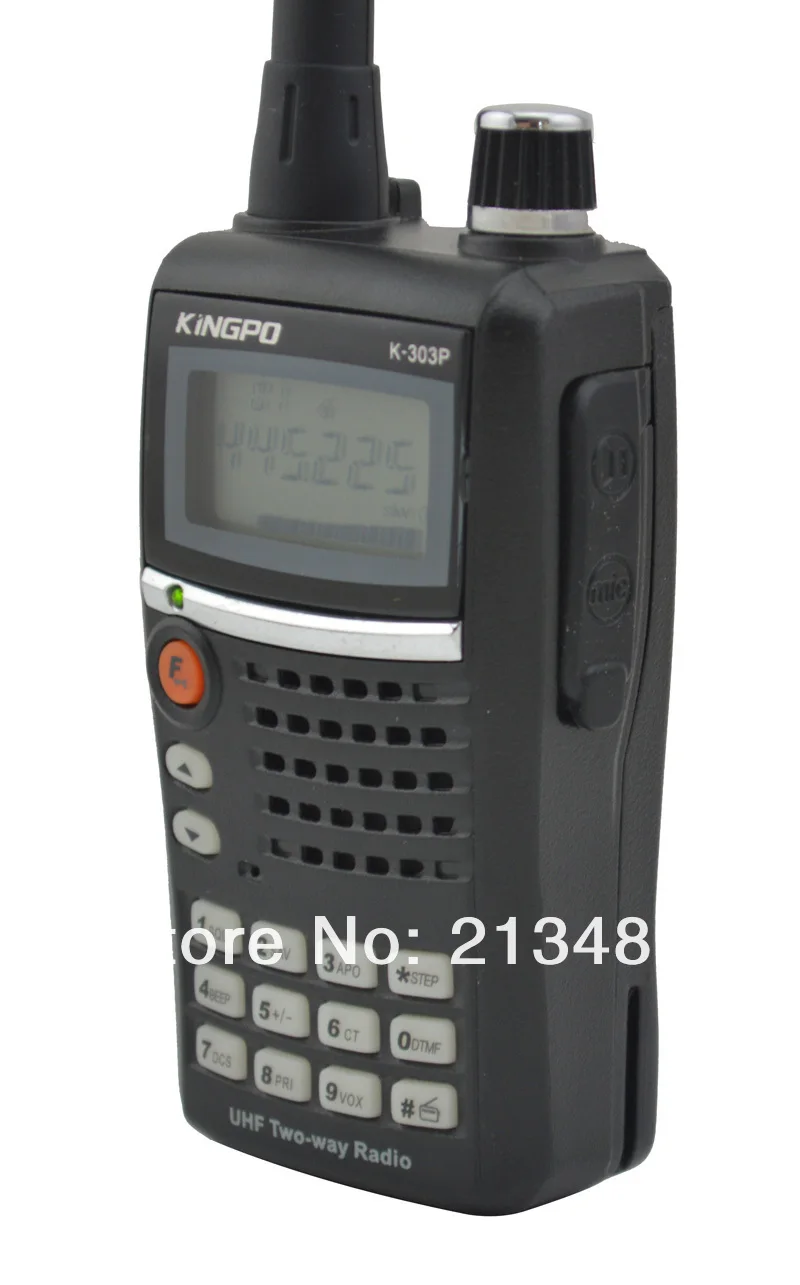 Kingpo K-303P UHF 400-470 MHz 5 W 99CH FM портативный двухсторонний радиоприемопередатчик